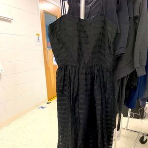 Vintage 80s strappy maxi dress